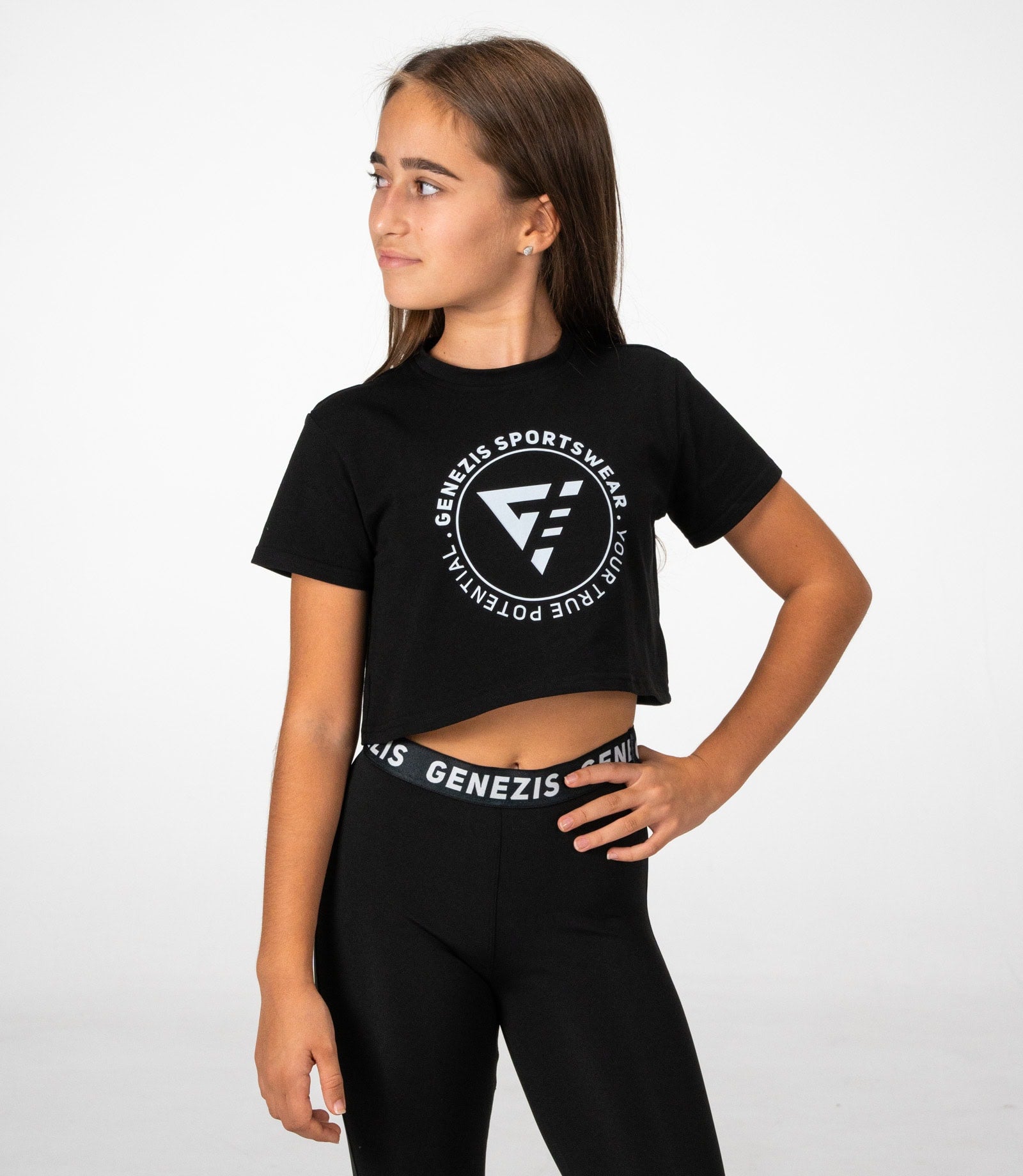 Tricou juniori crop "Legacy"