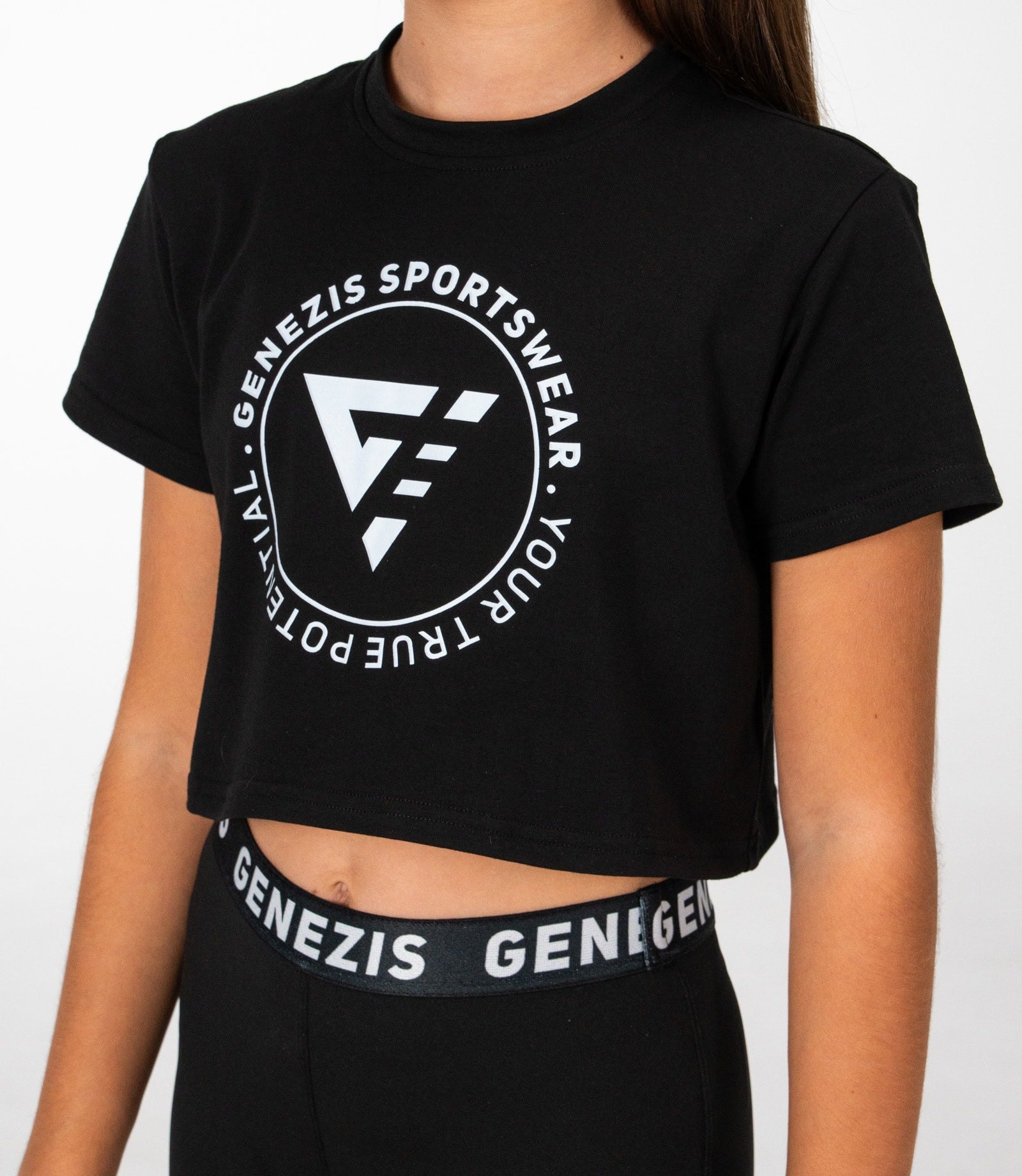 Tricou juniori crop "Legacy"