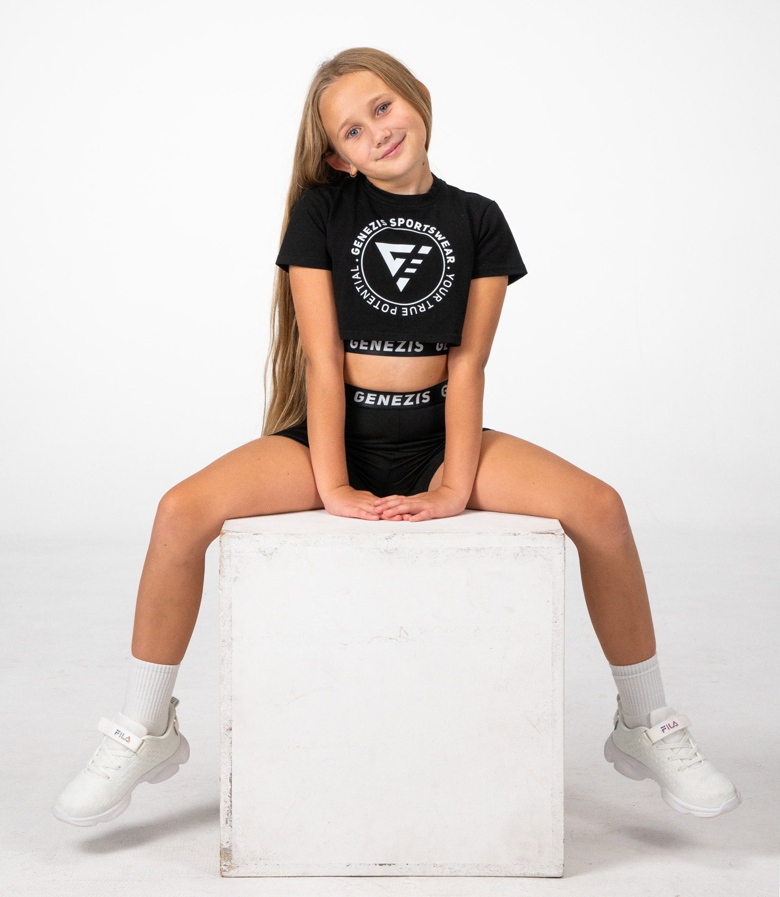 Tricou juniori crop "Legacy"