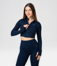Crop-top hoodie "Glide"