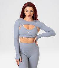 Crop-top sleeves "Glide"