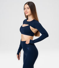 Crop-top sleeves "Glide"