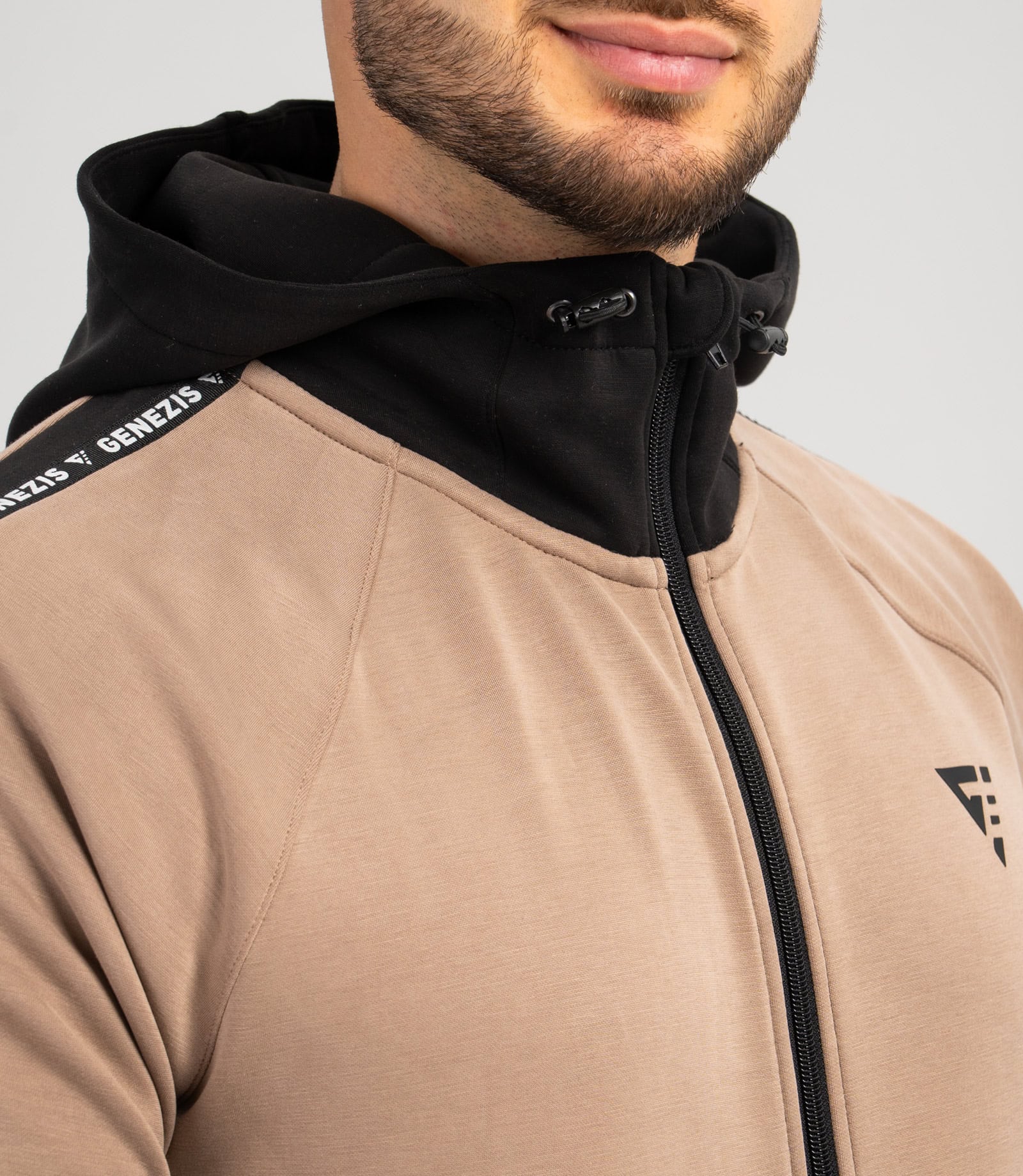 "Aventus" zip-up hoodie