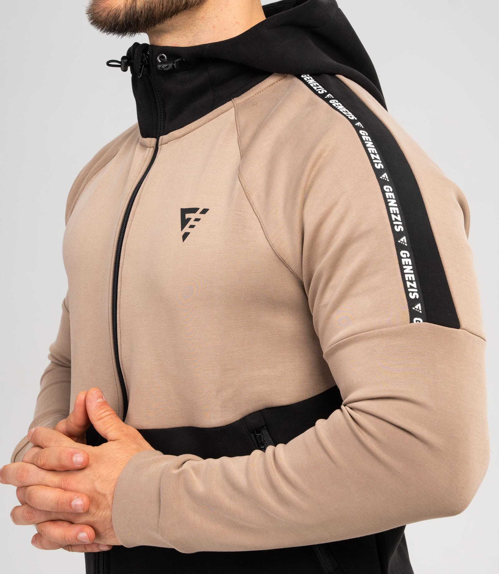 "Aventus" zip-up hoodie