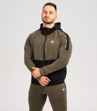 "Aventus" zip-up hoodie