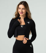 Hanorac crop-top pentru femei „Active“