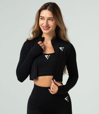 Hanorac crop-top pentru femei „Active“