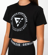 Tricou juniori crop "Legacy"