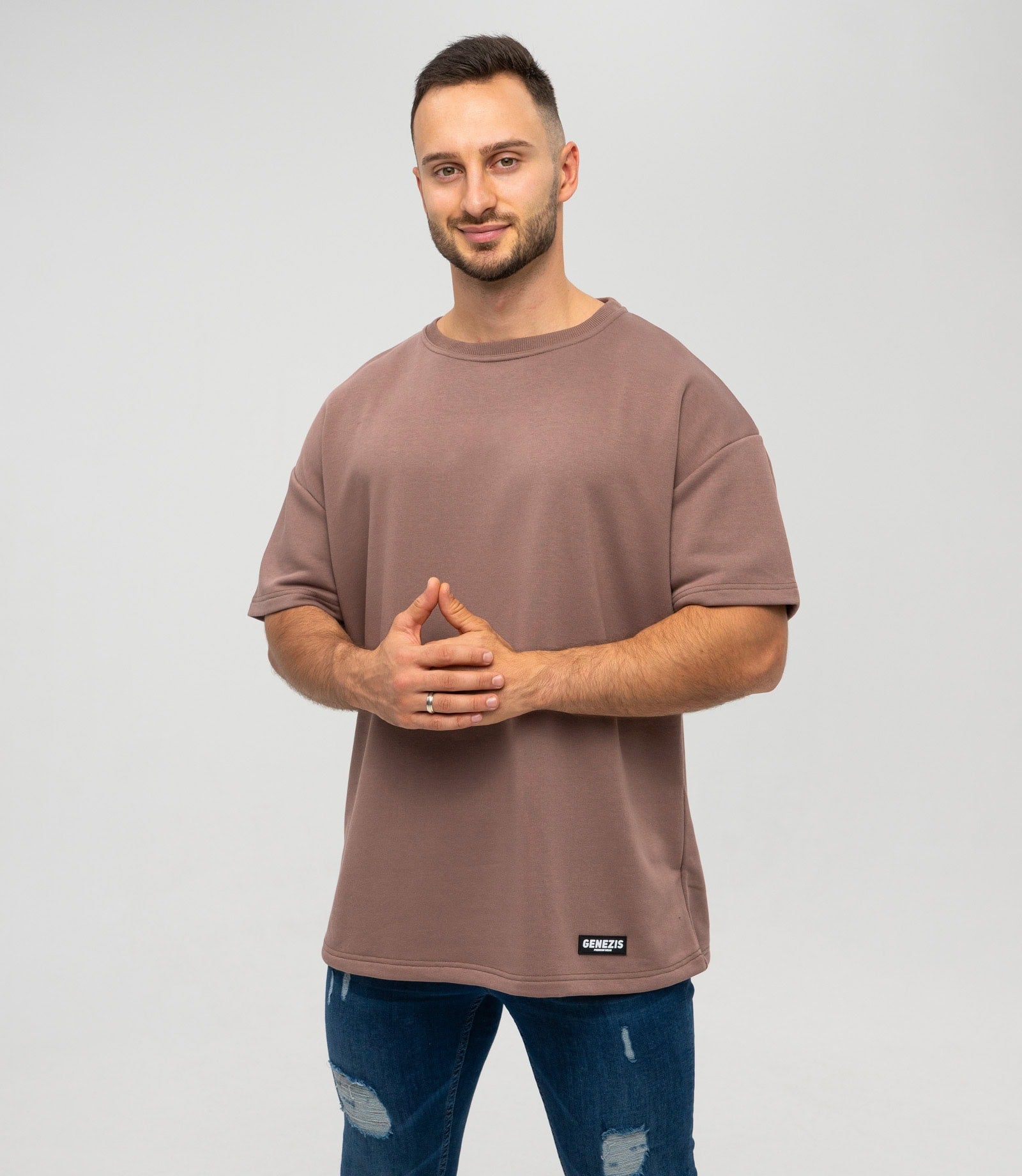 Tricou oversized pentru bărbați "Golden Era"