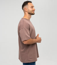 Tricou oversized pentru bărbați "Golden Era"