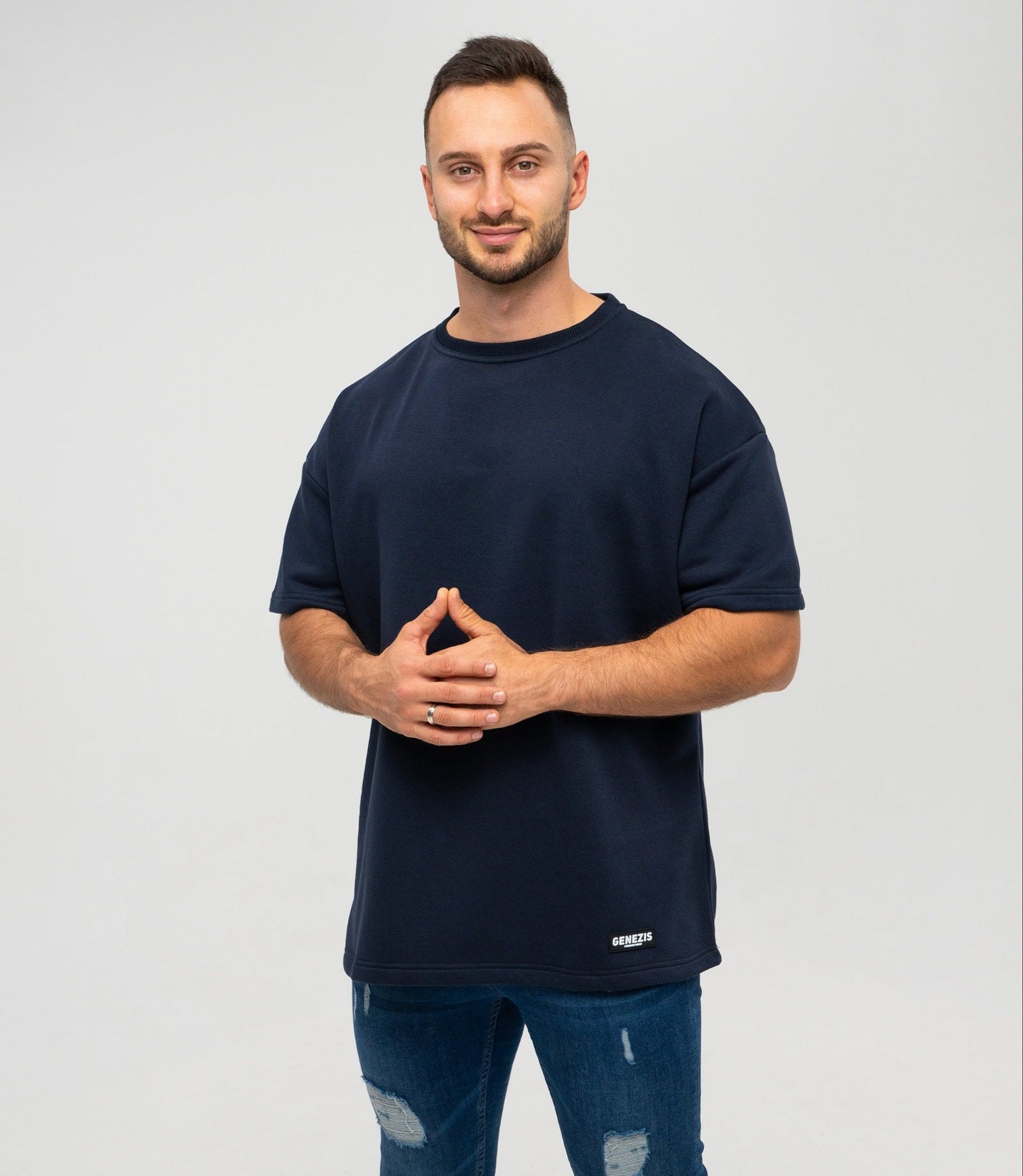 Tricou oversized pentru bărbați "Golden Era"