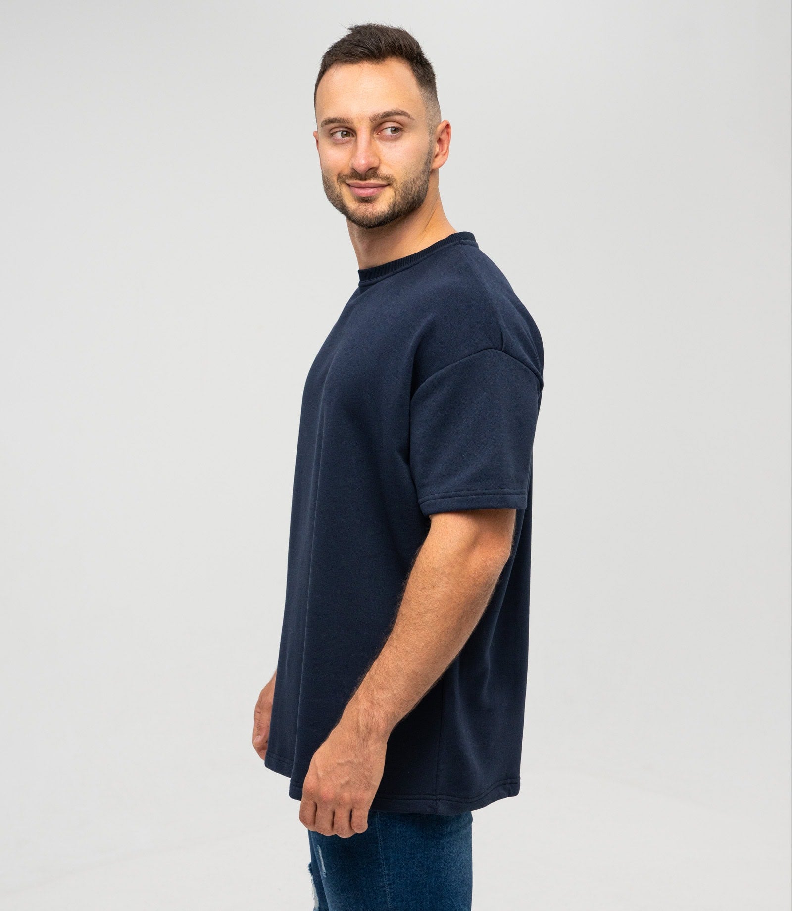 Tricou oversized pentru bărbați "Golden Era"