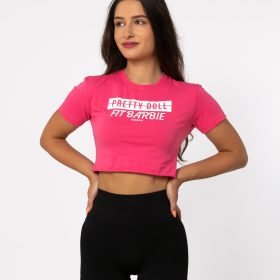 Tricou de femei "Fit Barbie", roz