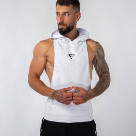 Tricou bărbați cu glugă "Extreme", alb