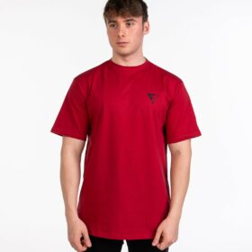 Tricou Oversized "Colossal", bordo