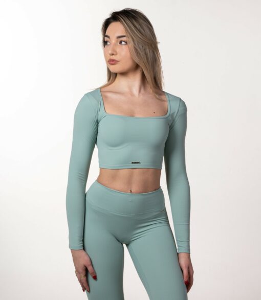 Crop-top "Fancy", mint