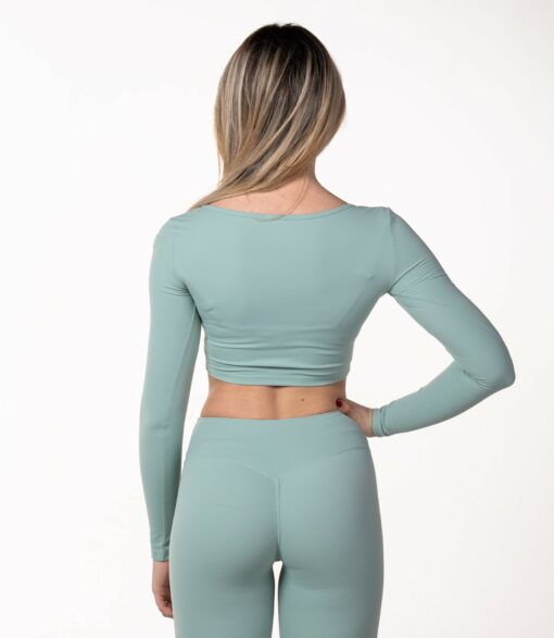 Crop-top "Fancy", mint - imagine 2