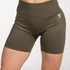 Colanți scurti fitness "Utility", dark green