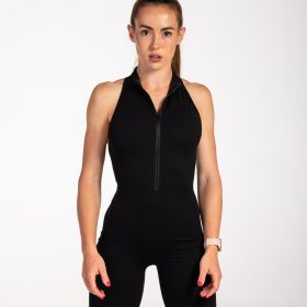 Jumpsuit fitness "Elevate", negru