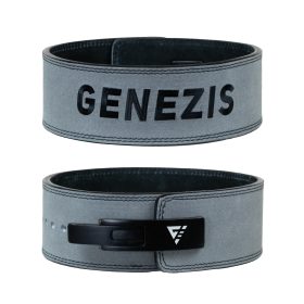 10mm Centură fitness "GENEZIS" (Lever Belt), grey