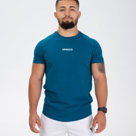 Tricou "React", navy blue