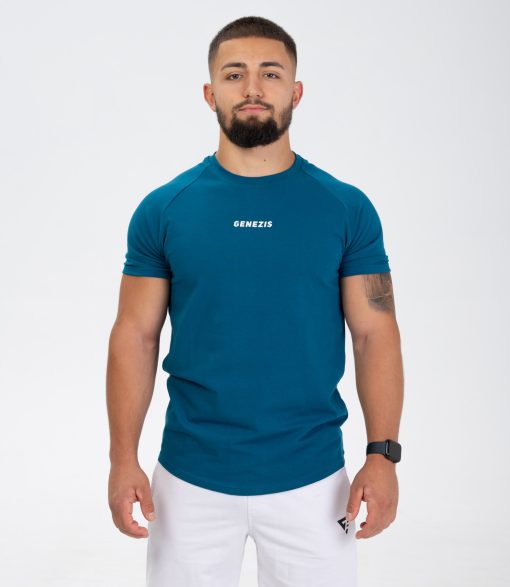 Tricou "React", navy blue