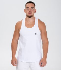 Maiou Stringer Tank Top "Core", white