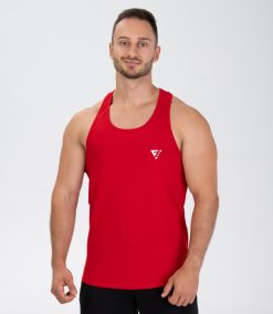 Maiou Stringer Tank Top "Core", red