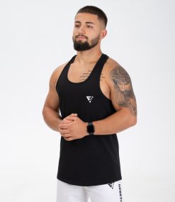 Maiou Stringer Tank Top "Core", black