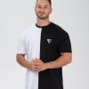 Tricou "Flex", black/white