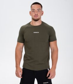 Tricou "React", khaki