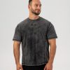 Tricou "Breed", washed onyx