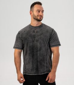 Tricou "Breed", washed onyx