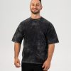 Tricou Oversize "Urban", washed onyx