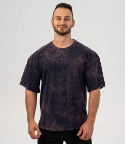 Tricou Oversize "Urban", washed blue