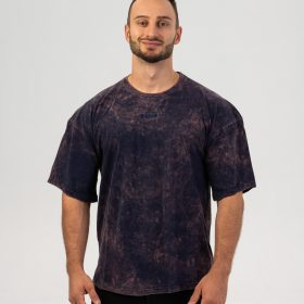 Tricou Oversize "Urban", washed blue