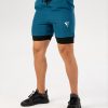 Pantaloni scurți pentru bărbați 2in1 "Limitless", dark blue