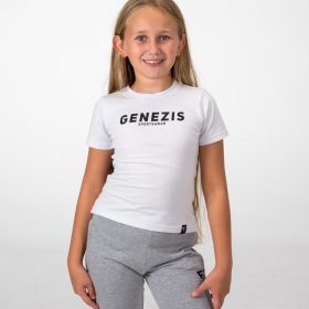 Tricou juniori "Genezis Crew", white