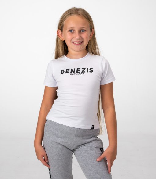 Tricou juniori "Genezis Crew", white