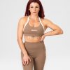 Bustiera sport "Glowy", brown