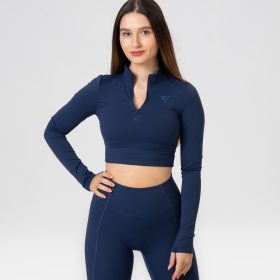 Top Crop "Zeal", dark blue