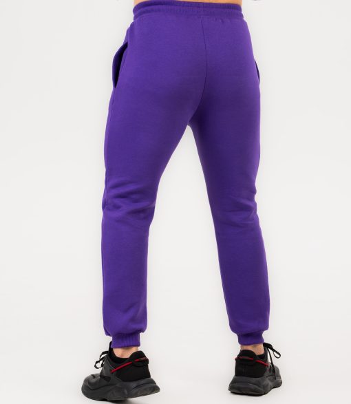 Pantaloni Jogger Unisex "Fluffy", purple - imagine 5