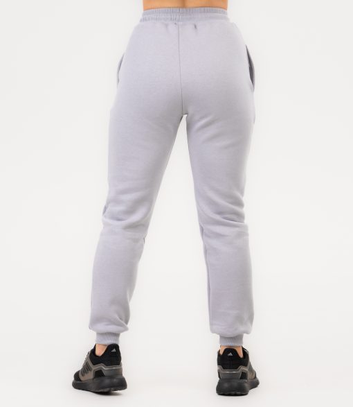 Pantaloni Jogger Unisex "Fluffy", gri - imagine 7