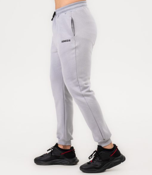 Pantaloni Jogger Unisex "Fluffy", gri - imagine 4