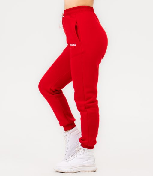 Pantaloni Jogger Unisex "Fluffy", red - imagine 6