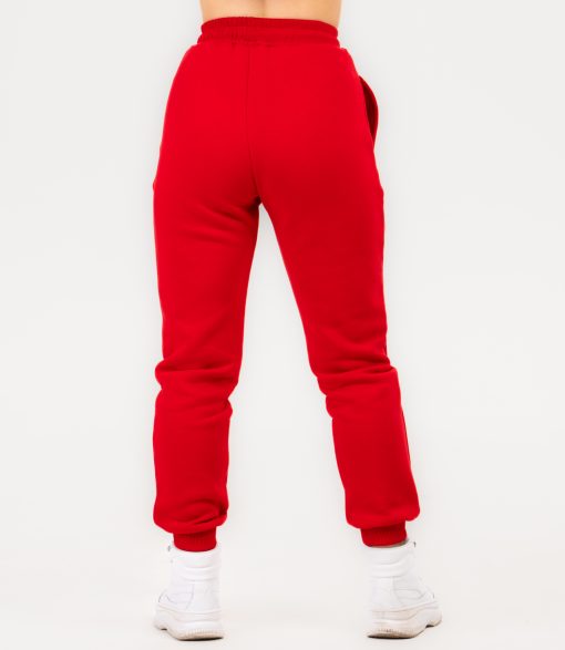 Pantaloni Jogger Unisex "Fluffy", red - imagine 7