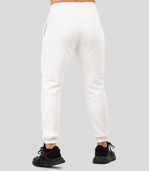 Pantaloni Jogger Unisex "Fluffy", ecru - imagine 5