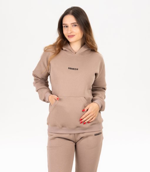 Hanorac Unisex "Fluffy", cappuccino