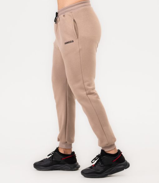 Pantaloni Jogger Unisex "Fluffy", cappuccino - imagine 4