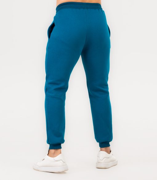 Pantaloni Jogger Unisex "Fluffy", petrol blue - imagine 5